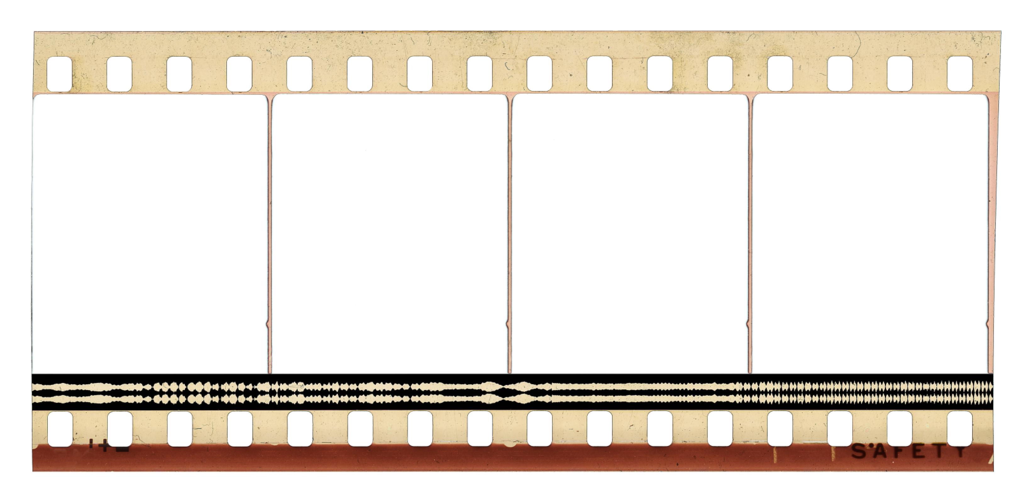 35mm film stock with sound waves (Image courtesy of Simon Herrmann)