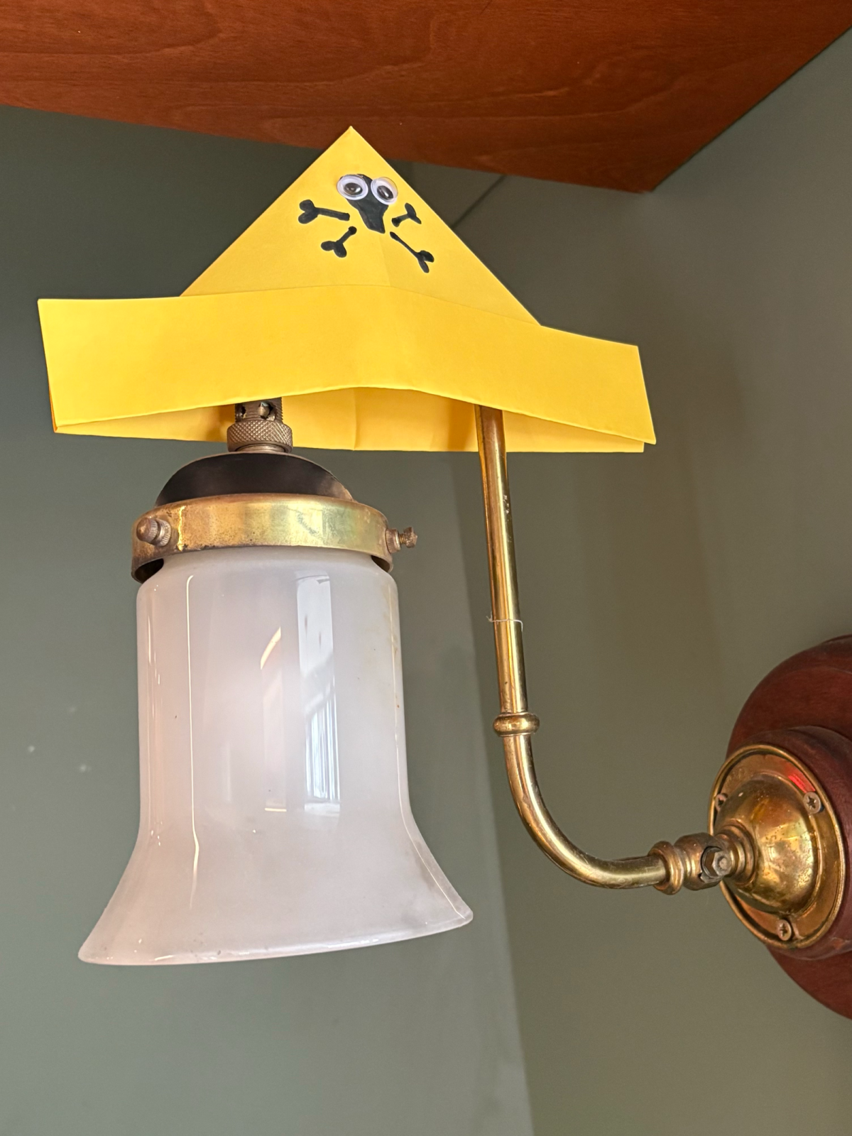 Pirate Hat on a Gas Lamp