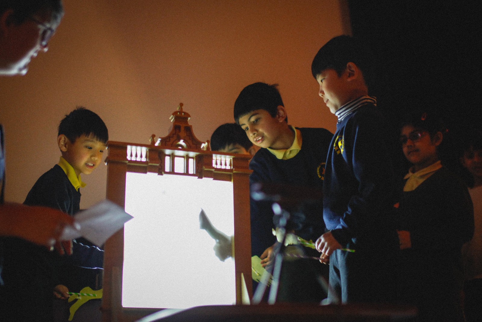 Shadow puppets workshop.