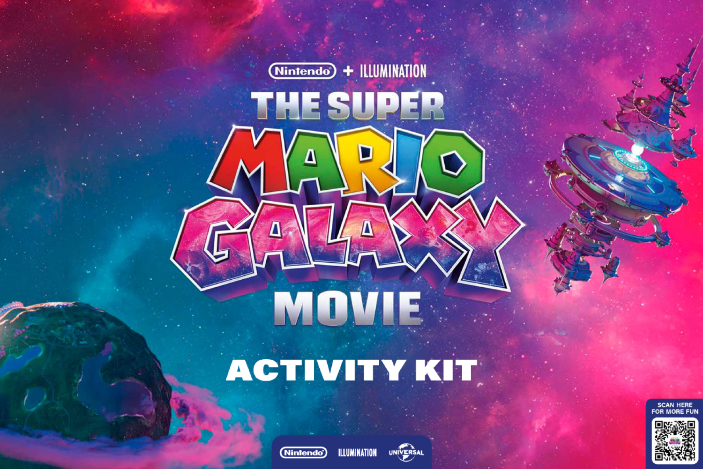 The Super Mario Galaxy Movie Activity Kit Image