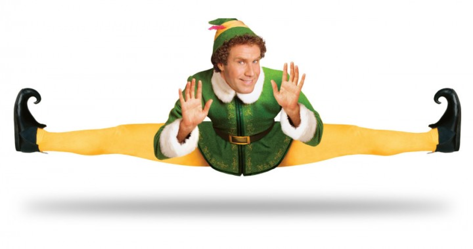 Buddy the Elf doing the splits!