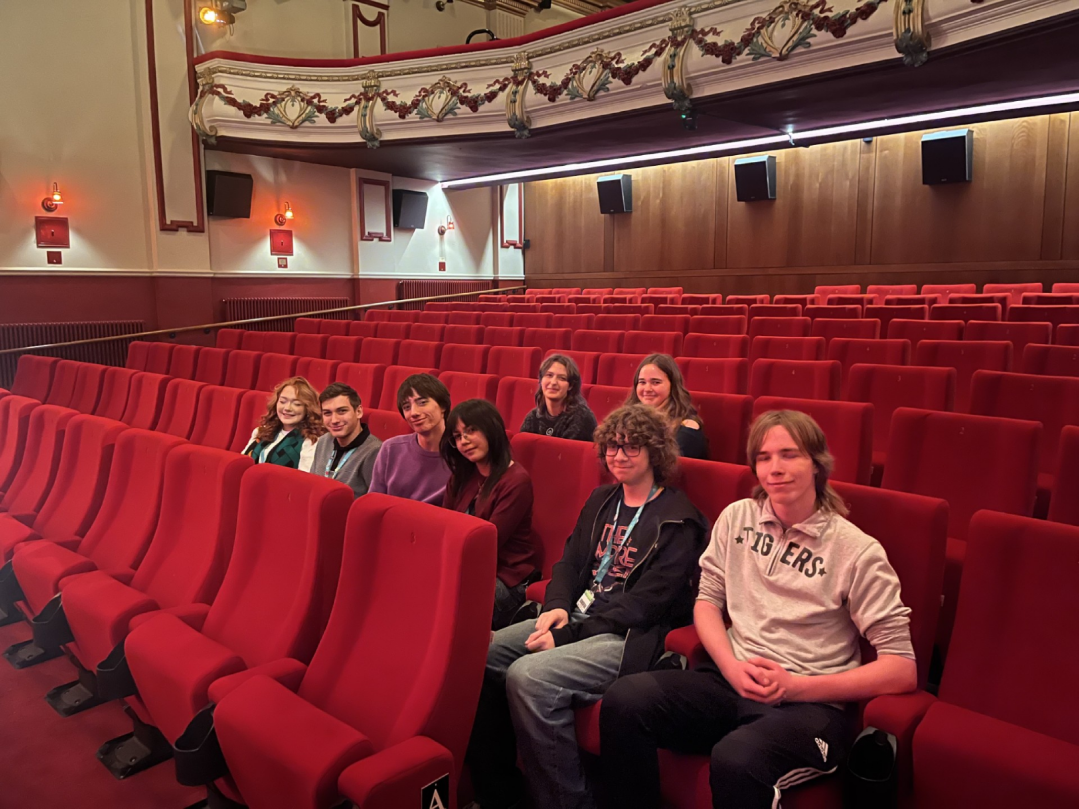 This year's cinema takeover team from Notre Dame Catholic Sixth Form College