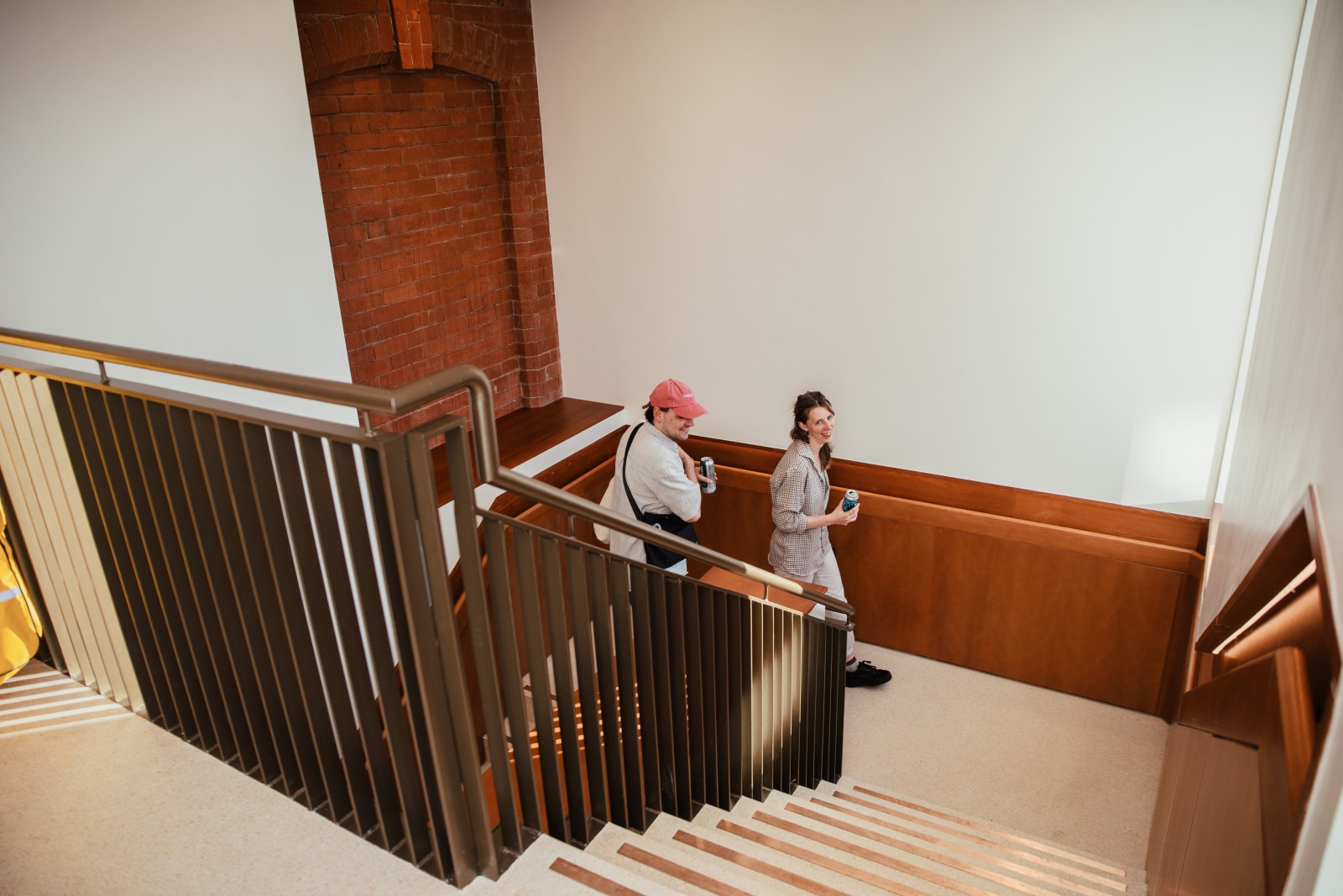 Extension stairwell pre-exhibition