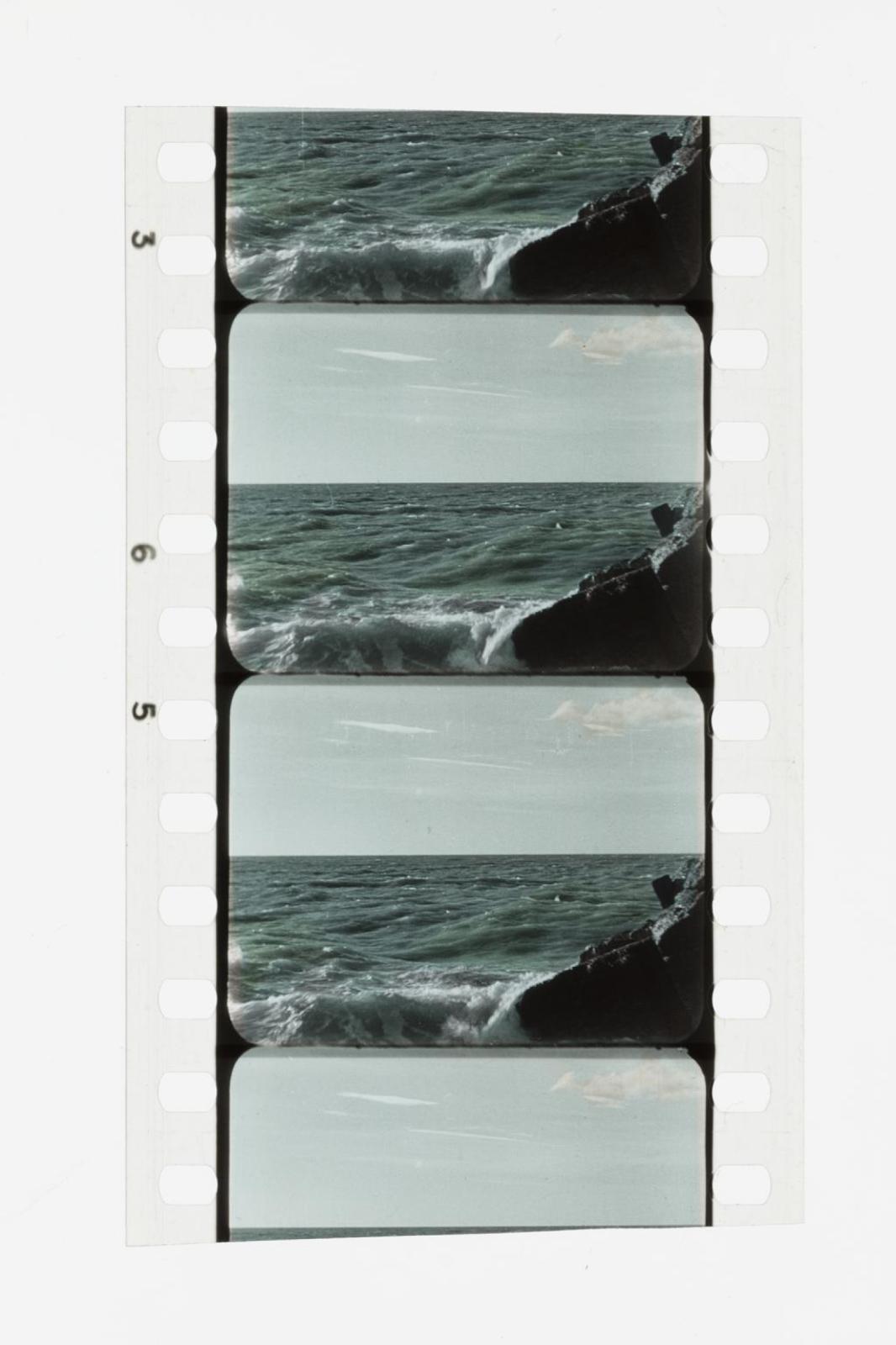Three frames of 35mm silent film (Image courtesy of Science Museum Group Collection)
